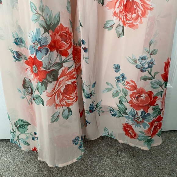 Lulus Blush Floral Print Maxi Dress - Picture 3 of 8